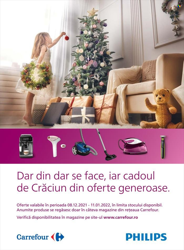 Cataloage Carrefour  - 08.12.2021 - 11.01.2022. Pagina 1.