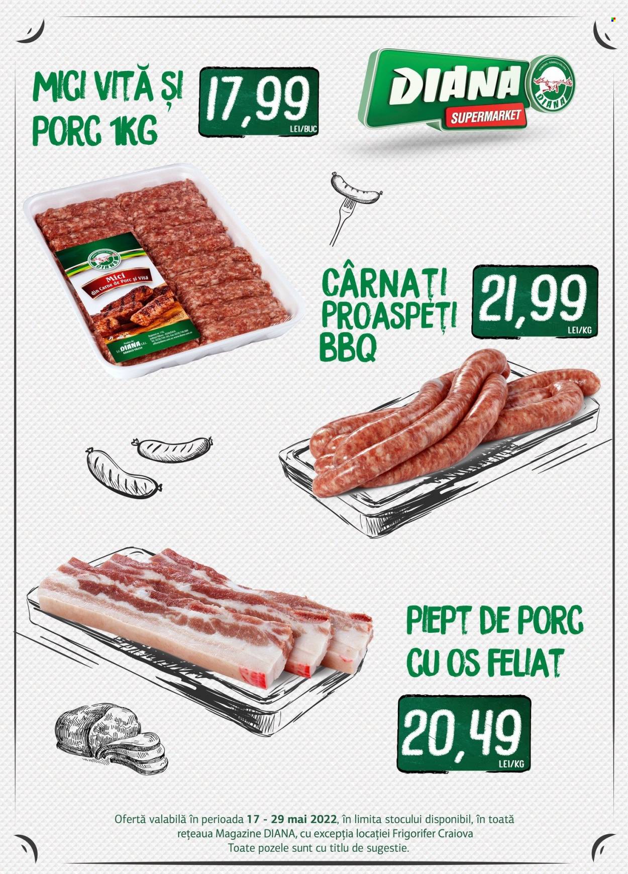 Cataloage Diana supermarket  - 17.05.2022 - 29.05.2022. Pagina 1.