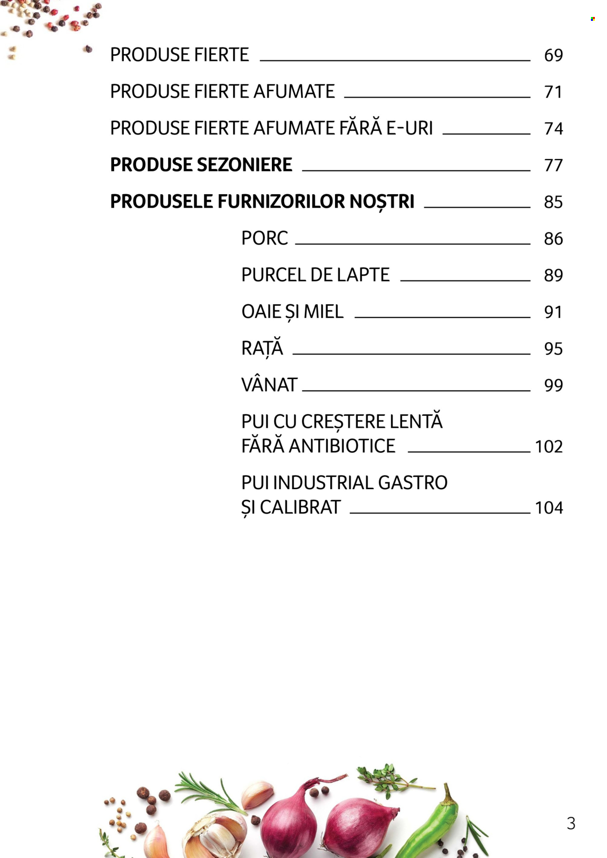 Cataloage Selgros . Pagina 3.