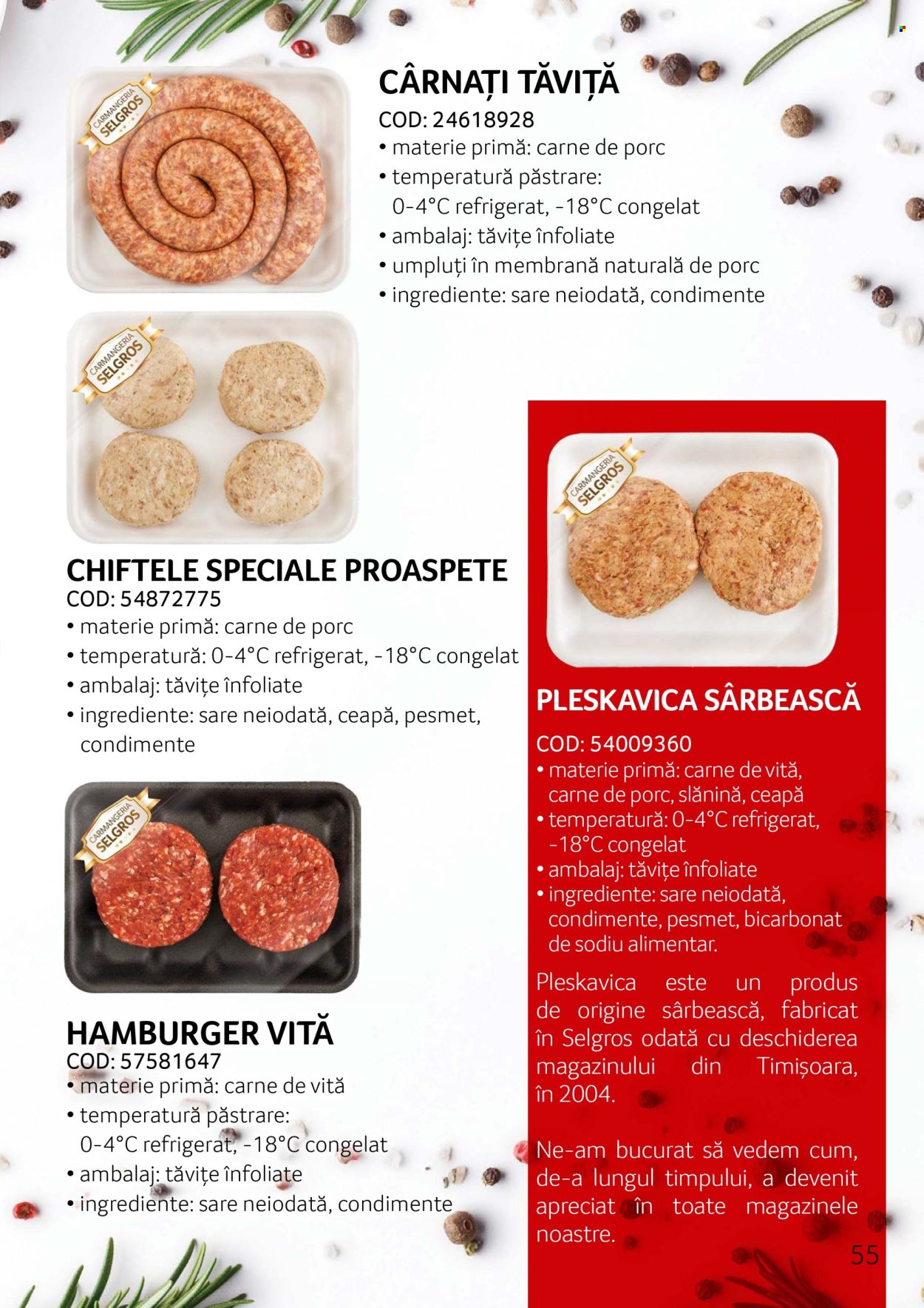 Cataloage Selgros . Pagina 55.