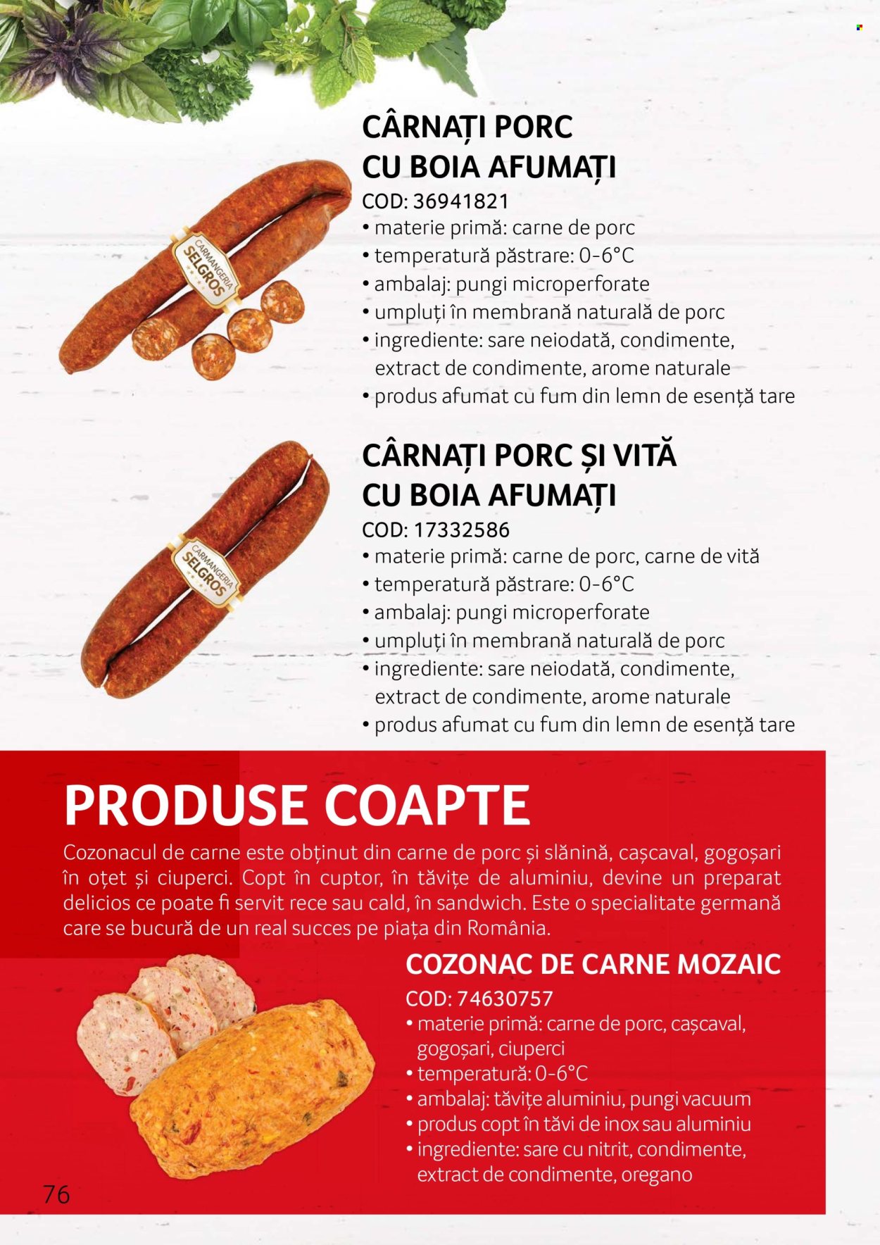 Cataloage Selgros . Pagina 76.