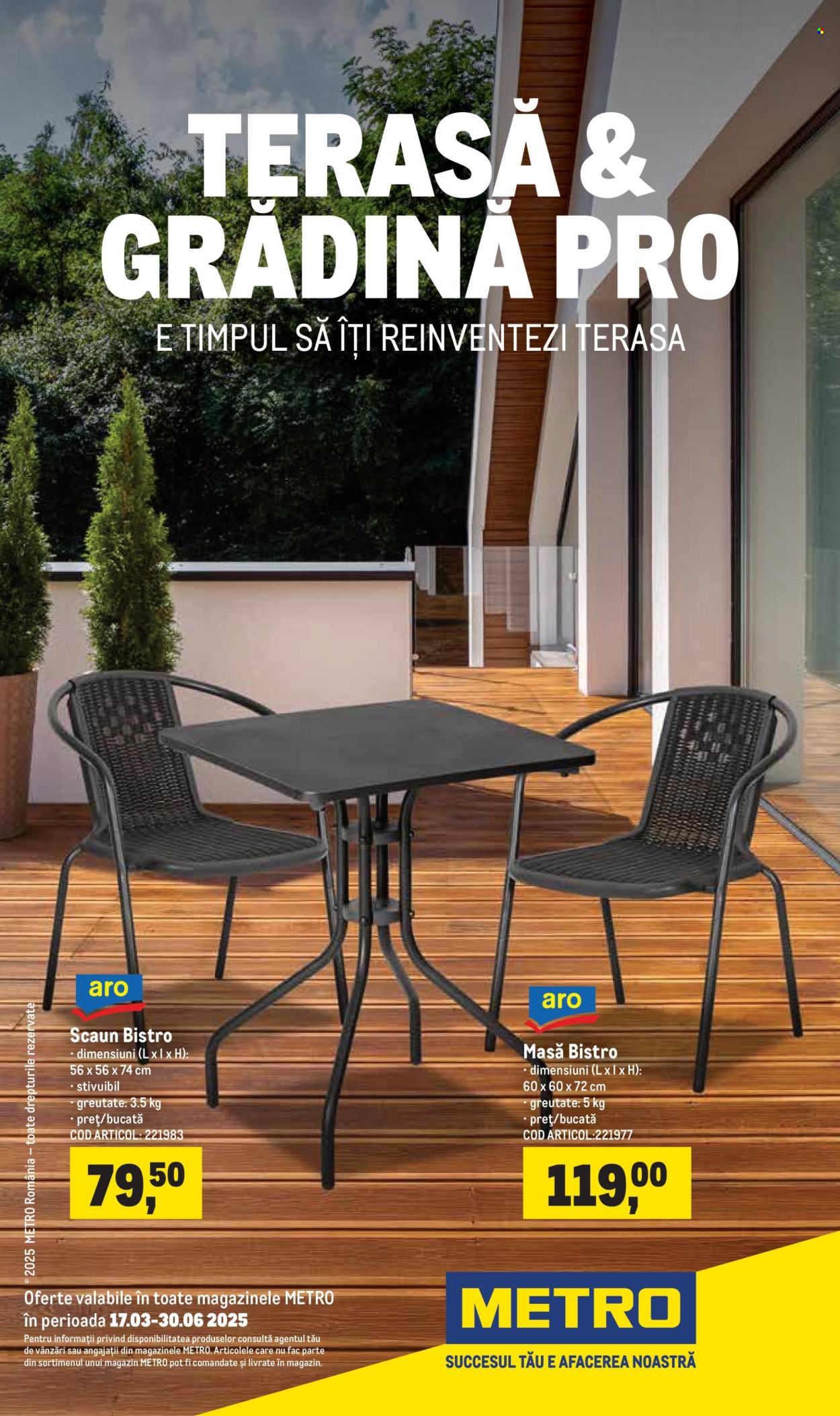 Cataloage Metro  - 17.03.2025 - 30.06.2025. Pagina 1.