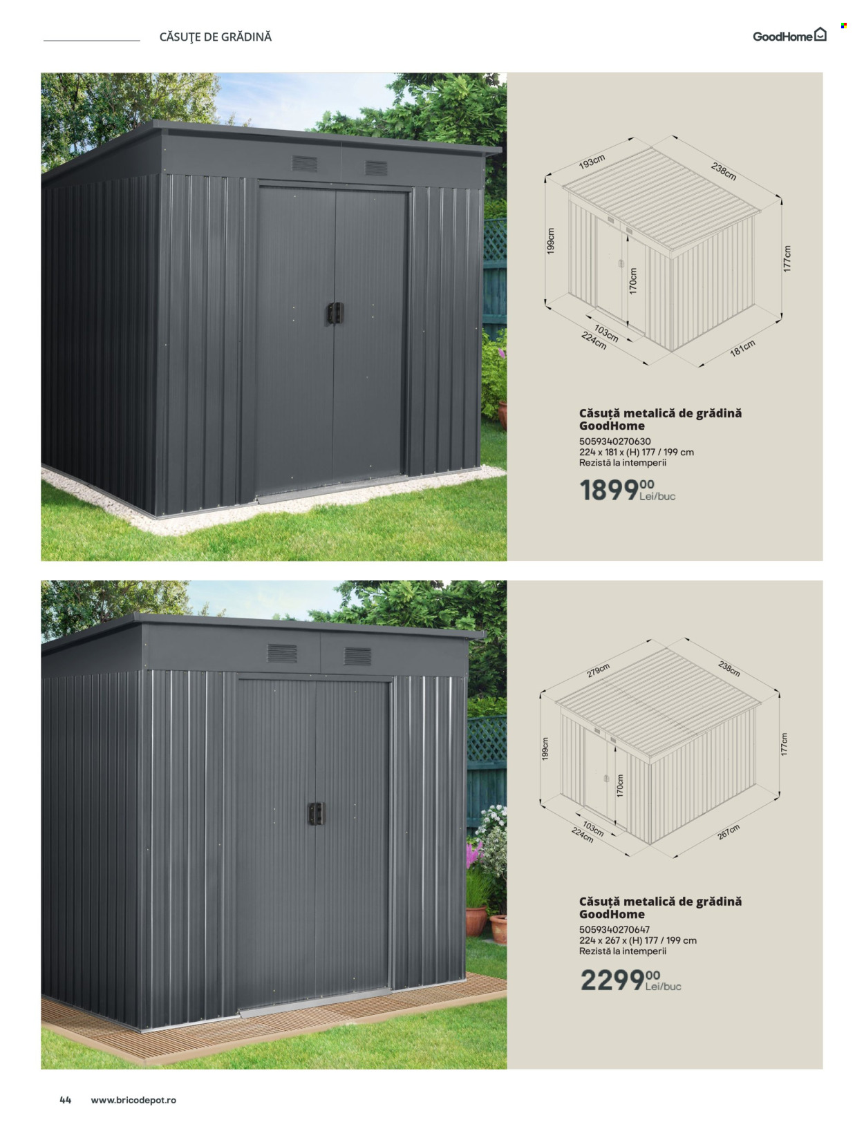 Cataloage Brico Depot  - 28.03.2025 - 31.10.2025. Pagina 44.
