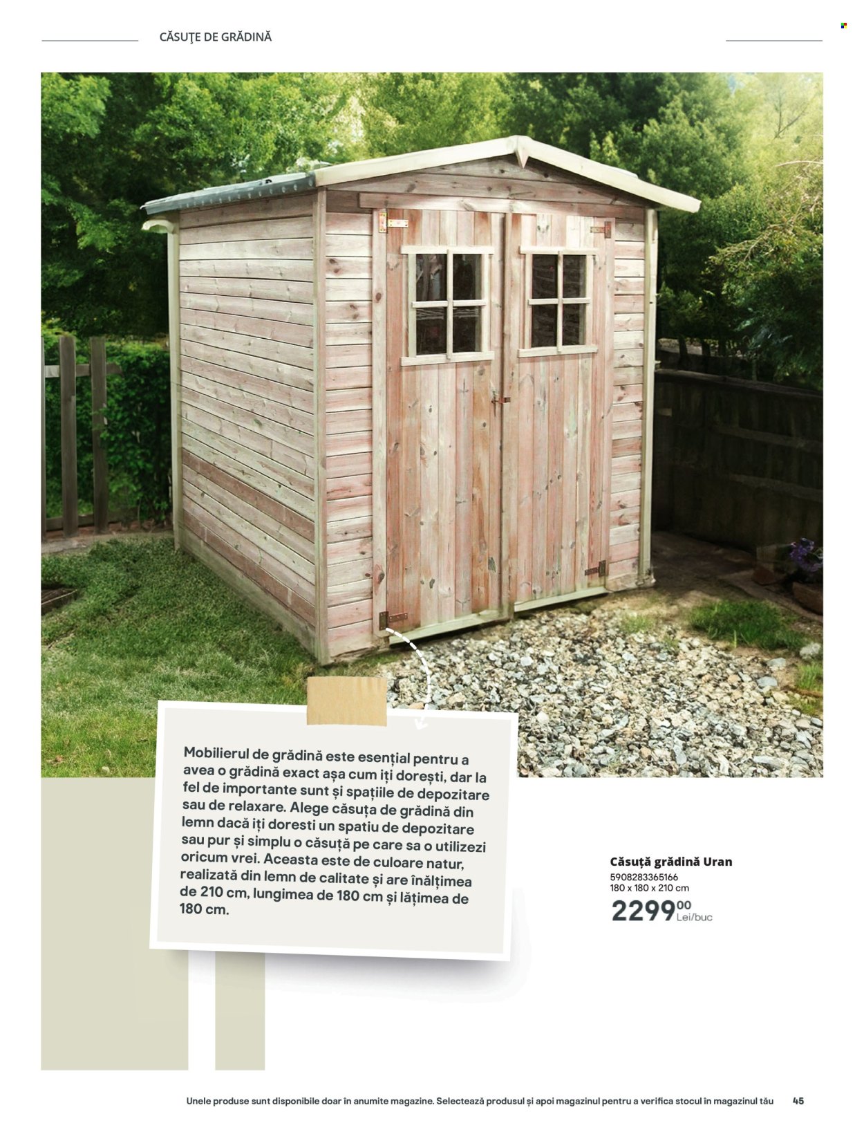 Cataloage Brico Depot  - 28.03.2025 - 31.10.2025. Pagina 45.