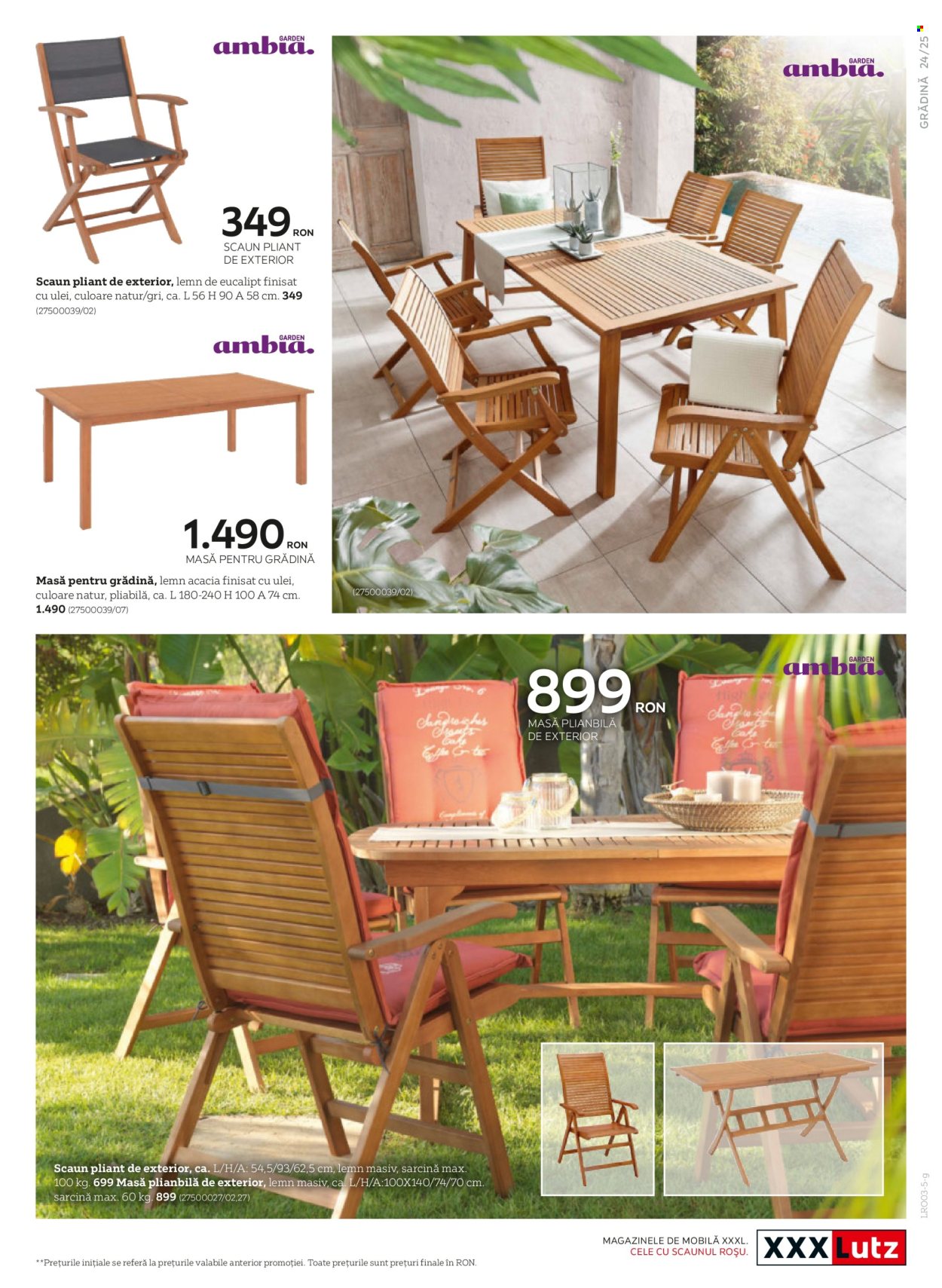 Cataloage XXXLutz  - 10.03.2025 - 10.09.2025. Pagina 25.