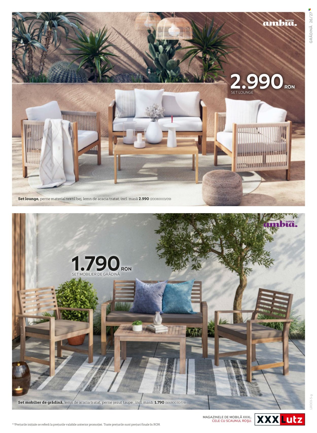Cataloage XXXLutz  - 10.03.2025 - 10.09.2025. Pagina 27.