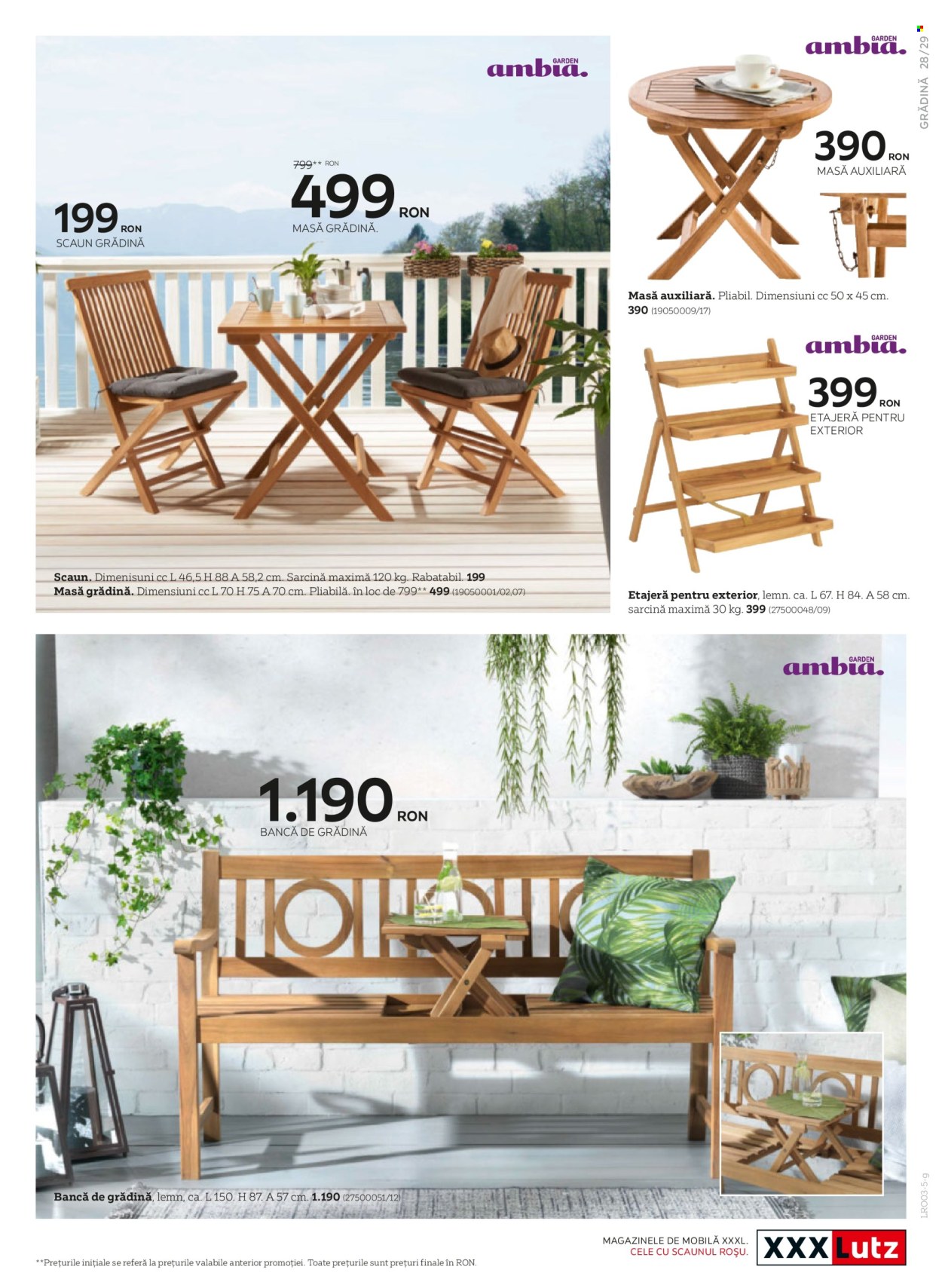 Cataloage XXXLutz  - 10.03.2025 - 10.09.2025. Pagina 29.