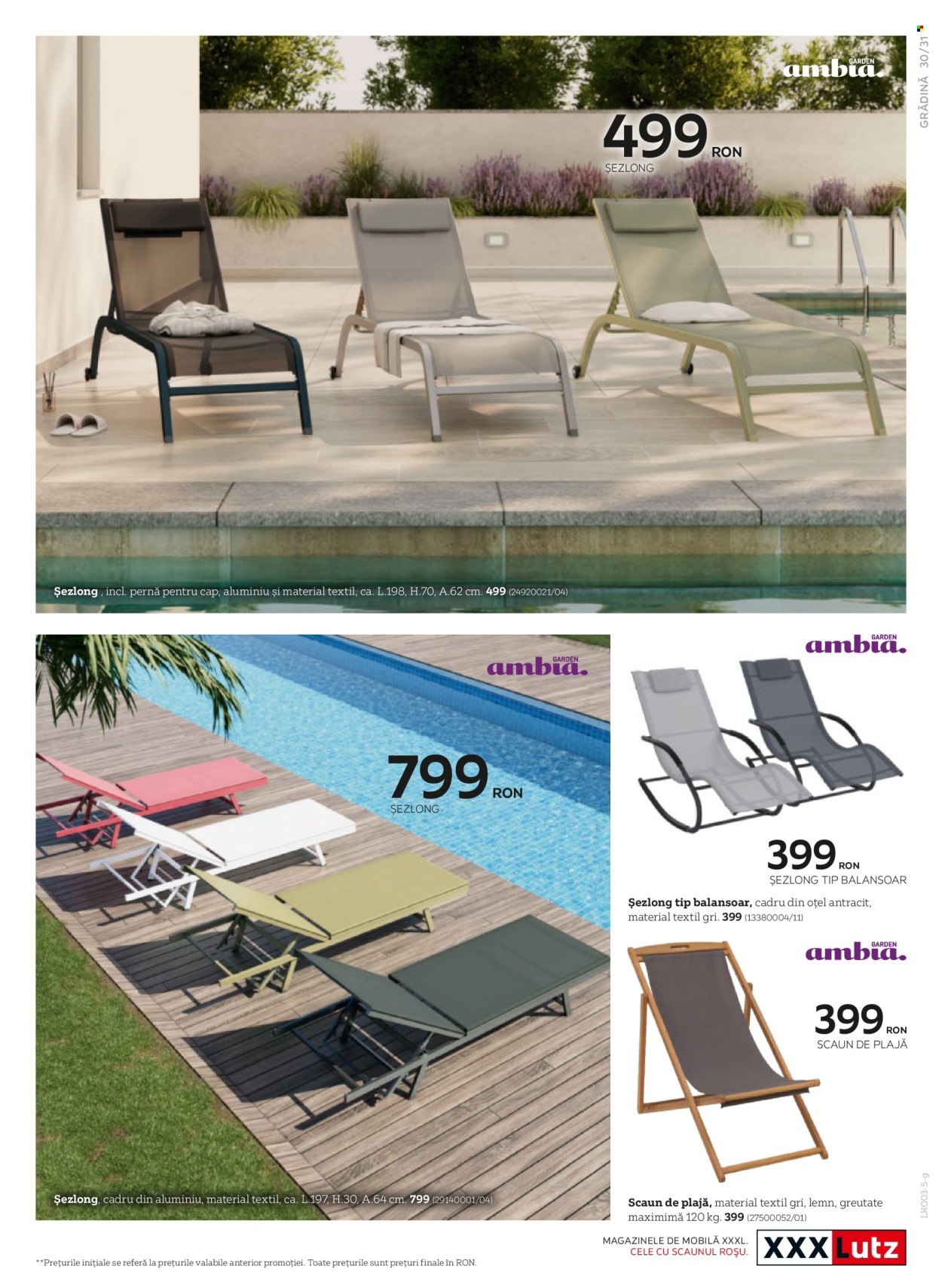 Cataloage XXXLutz  - 10.03.2025 - 10.09.2025. Pagina 31.