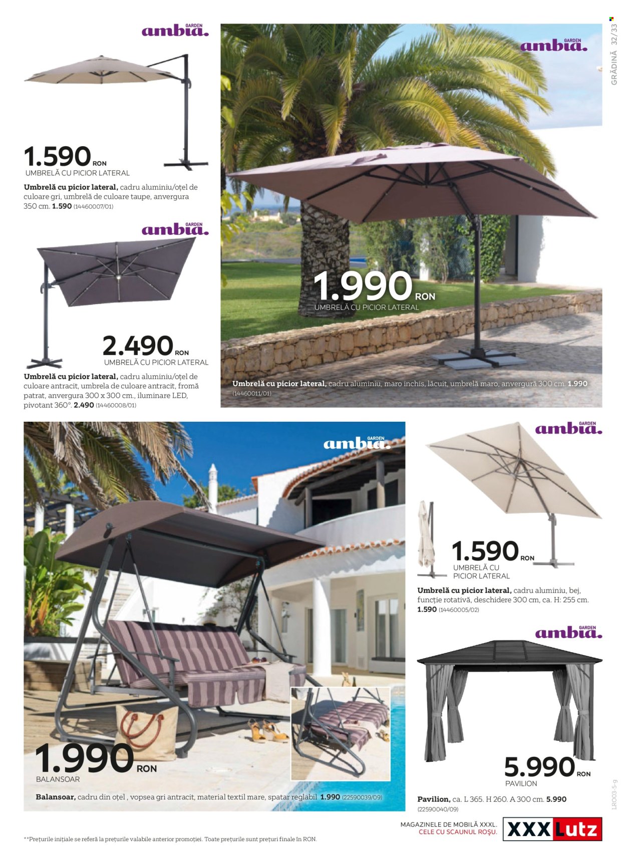 Cataloage XXXLutz  - 10.03.2025 - 10.09.2025. Pagina 33.