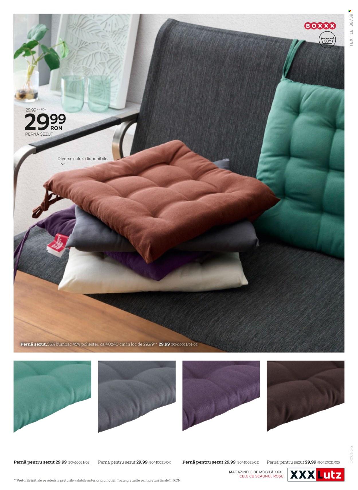 Cataloage XXXLutz  - 10.03.2025 - 10.09.2025. Pagina 39.