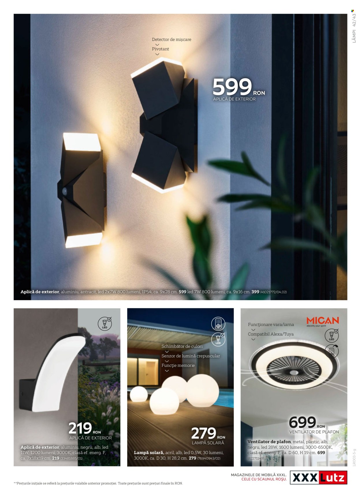Cataloage XXXLutz  - 10.03.2025 - 10.09.2025. Pagina 43.