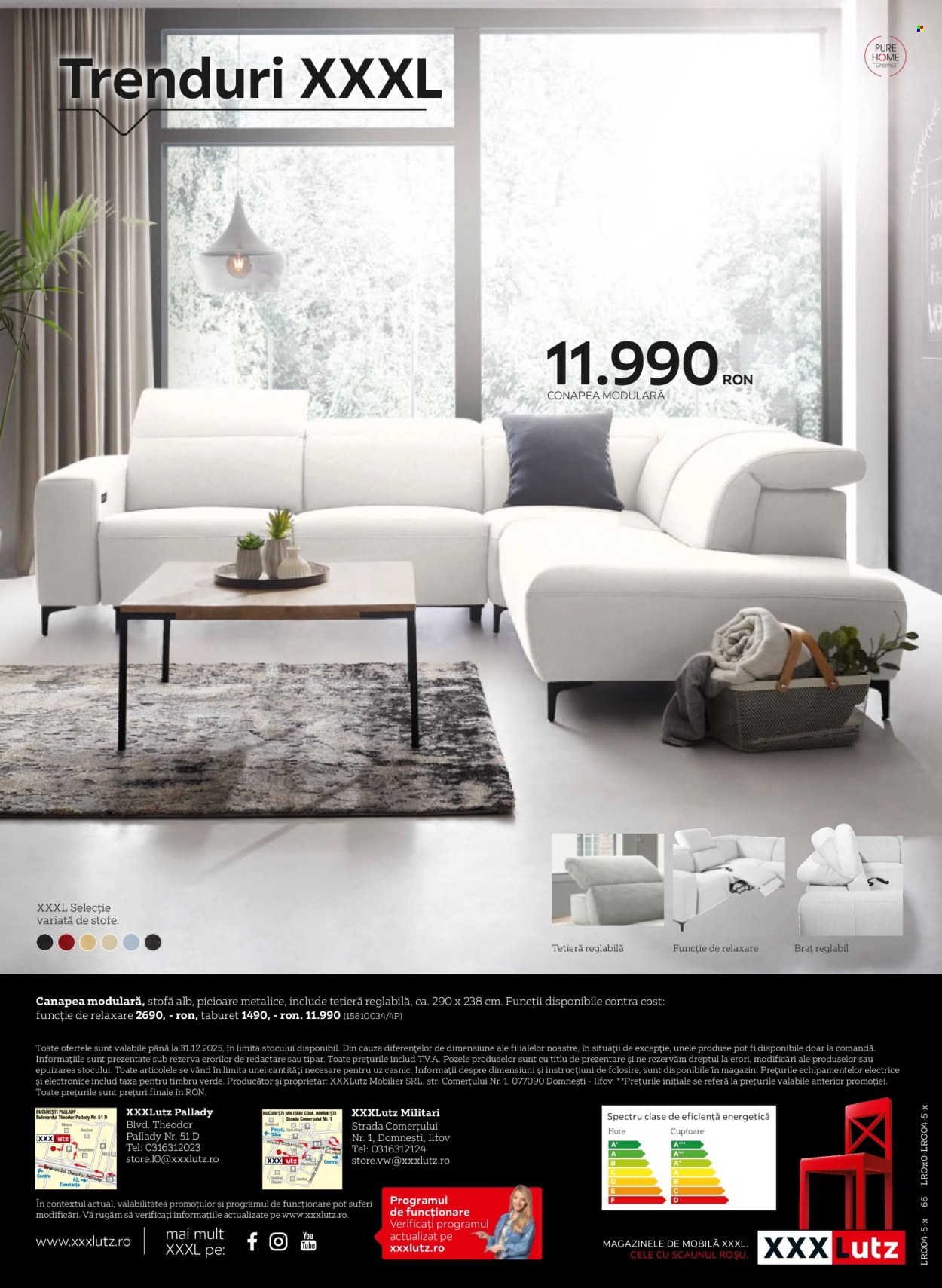 Cataloage XXXLutz  - 08.04.2025 - 31.12.2025. Pagina 66.