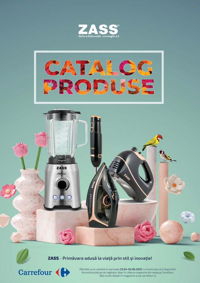 Cataloage Carrefour  - 23.04.2025 - 02.06.2025. Pagina 1.
