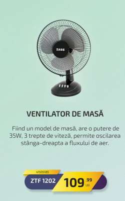 Ventilator de masă