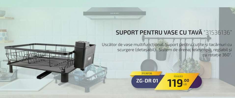 Suport pentru vase cu tavă