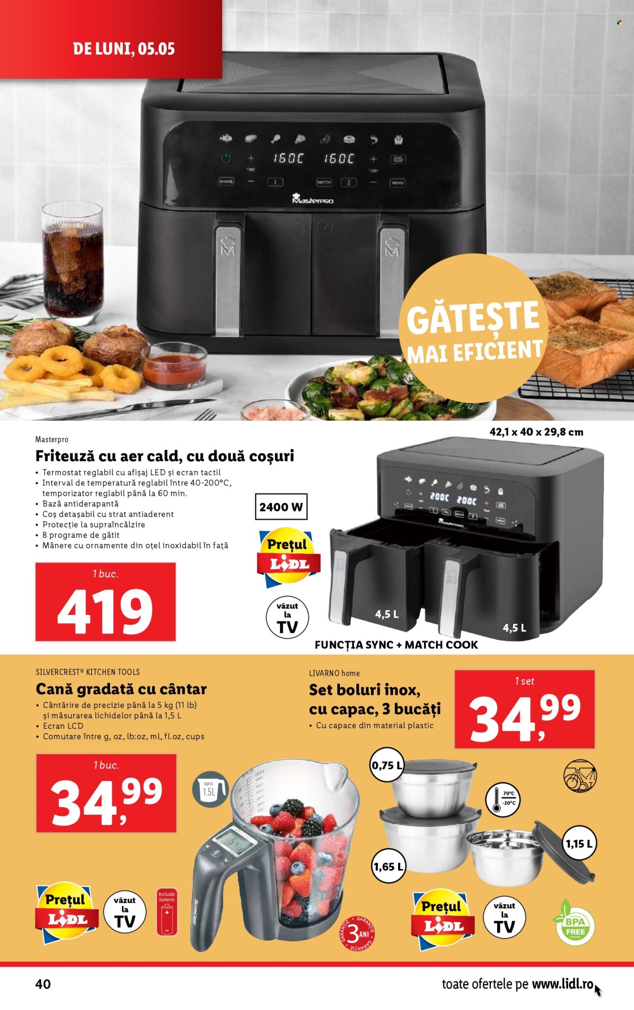 Cataloage Lidl  - 05.05.2025 - 11.05.2025. Pagina 40.