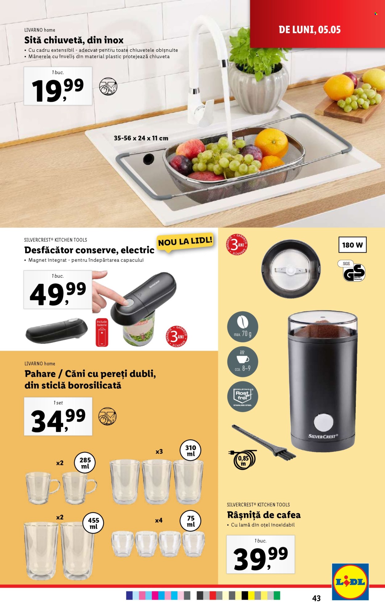 Cataloage Lidl  - 05.05.2025 - 11.05.2025. Pagina 43.