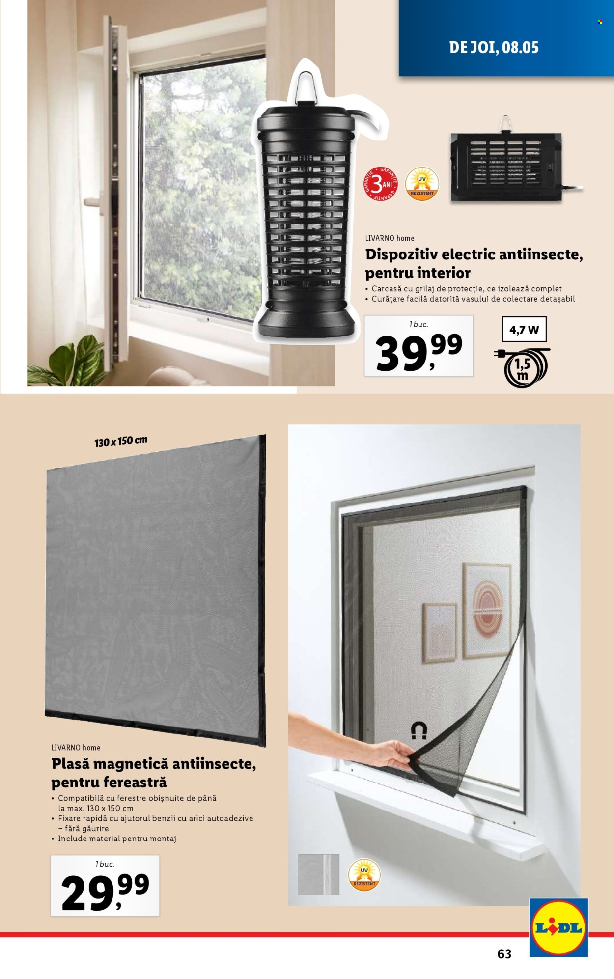 Cataloage Lidl  - 05.05.2025 - 11.05.2025. Pagina 63.