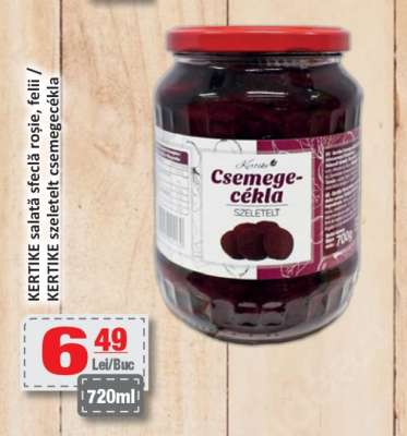 KERTIKE salată sfeclă roșie, felií