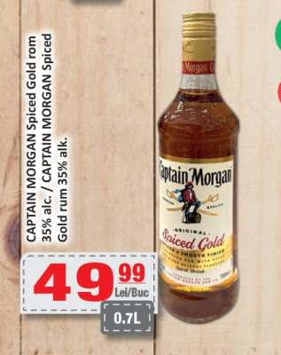 CAPTAIN MORGAN Spiced Gold Rom