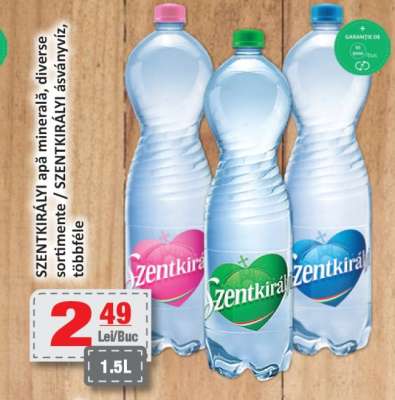 SZENTKIRÁLYI apă minerală