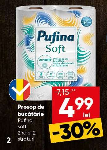 Prosop de bucătărie Pufina Soft