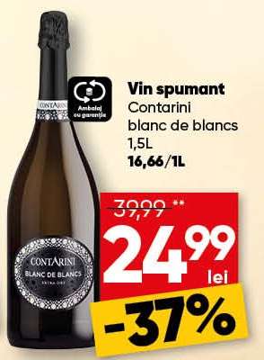 Vin spumant Contarini blanc de blancs 1,5L