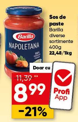 Sos de paste Barilla