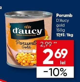 Porumb D'Aucy gold 150g
