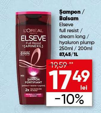 L'Oreal Paris Elseve Shampoo/Balsam