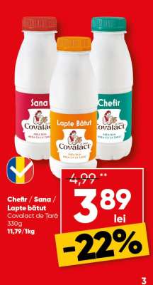 Chefir / Sana / Lapte bătut Covalact de Țară