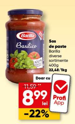 Sos de paste Barilla