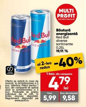 Băutură energizantă Red Bull