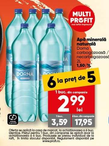 Apă minerală naturală Dorna