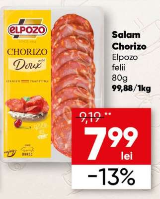 Salam Chorizo Elpozo