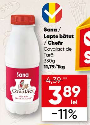 Sana / Lapte bătut / Chefir Covalact de Țară