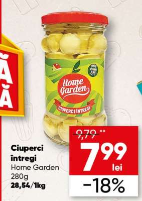 Ciuperci intregi Home Garden
