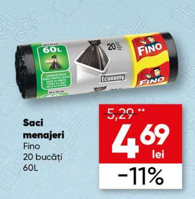 Saci menajeri, Fino