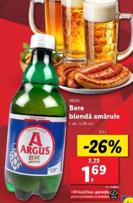 ARGUS Bere blondă amăruie