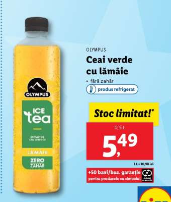 Olympus Ceai verde cu lămâie