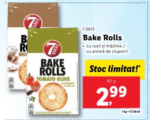 7 DAYS BAKE ROLLS