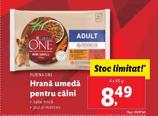 PURINA ONE Hrană umedă pentru câini