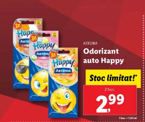 Odorizant auto Happy