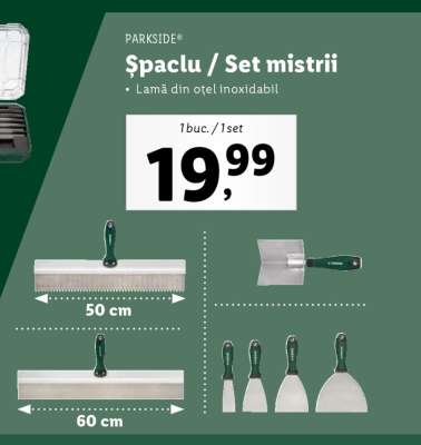 PARKSIDE Șpaclu / Set mistrii