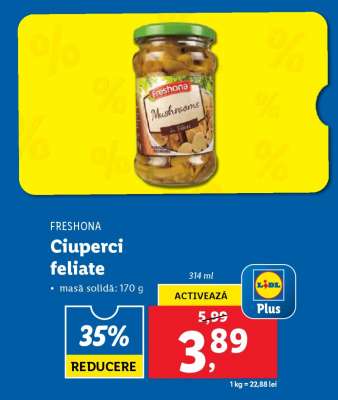 Freshona Ciuperci feliate
