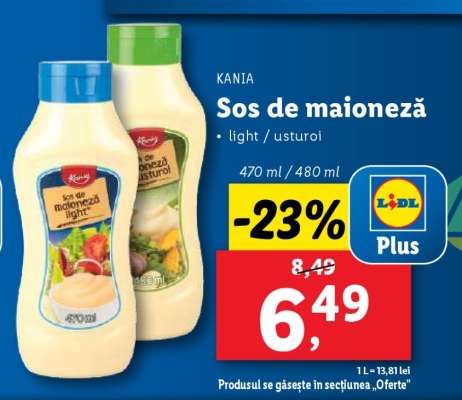 Kania Sos de maioneză
