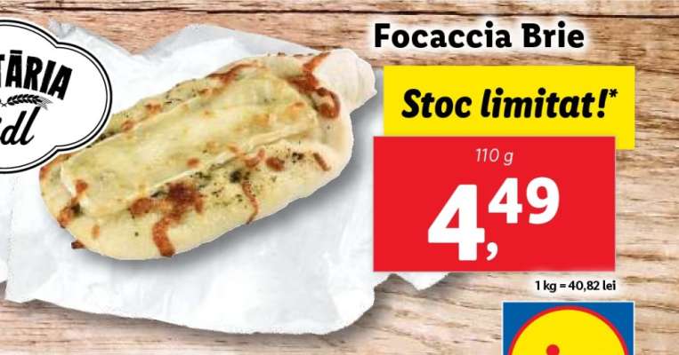 Focaccia Brie