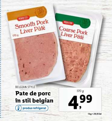 Pate de porc în stil belgian