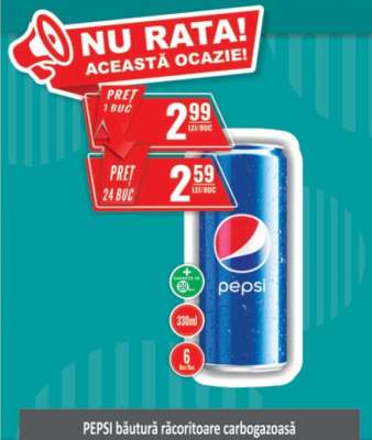 PEPSI Băutură răcoritoare carbogazoasă