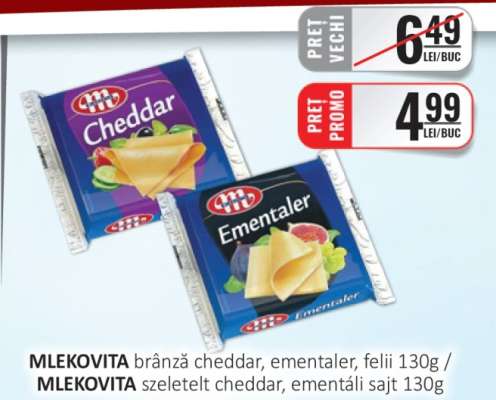 MLEKOVITA Cheddar/Ementaler